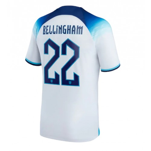 Fotballdrakt Herre England Jude Bellingham #22 Hjemmedrakt VM 2022 Kortermet